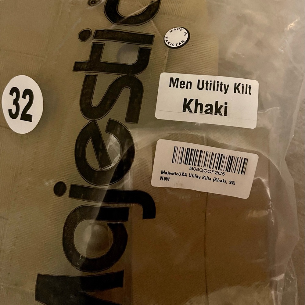 Majestic Brand Men’s Utility Scottish Kilt